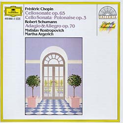 Argerich/Rostropovich - Chopin: Cello Sonata, Polonaise Op. 3/Sc