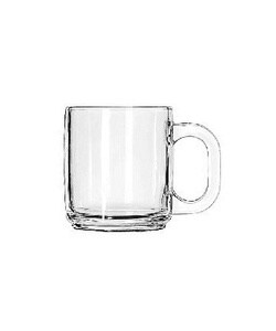 Libbey 10-oz. Clear Glass Coffee Mug (case of 12)