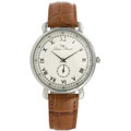Lucien Piccard GTS Stainless Steel Brown Strap Watch