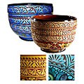 Mediterranean Ceramic Planter (Morocco)