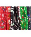 Christmas Patterned Scarves (Case of 12)