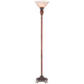 Topaz Frosted Glass Torchier