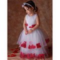 Sophia's Style Boutique Girls Red Petal Dress