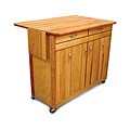 Catskill Craftsmen Super Island Drop Leaf Kitchen Cart