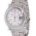 Gucci 101G Silver Dial Steel Chronograph Watch