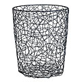 Wire Chaos Round Wastebasket