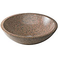 DeNovo Dusted Red Stone Vessel Sink Set