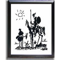 'Don Quixote' by Pablo Picasso Framed Canvas
