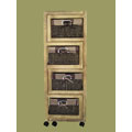 4-drawer Natural Expandable Chest