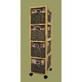 4-drawer Narrow Natural Utility Chest