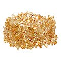 Stonique Creations Multi-row Citrine Chip Stretch Bracelet