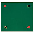 Green Felt Texas Hold 'Em Poker Game Layout