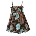 AnnLoren Girl's Smocked Floral Dress