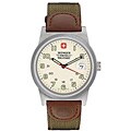 Wenger Men's Olive Nylon Strap Classic Field Watch