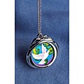 Free supportive data on silver bank rings World Peace Spinner Pendant with Silver Half Dollar