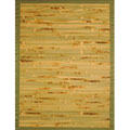 Handmade Variegated Bamboo Rug (5' x 7')