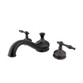 Heritage Roman Oil-rubbed Bronze Tub Filler