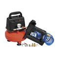 1/3HP 1-gallon Oil-less Air Compressor w/ Nail Gun