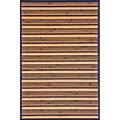 Complementing guidelines on Beige Area rug Beige Bamboo Area Rug (3' x 5')