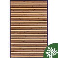 Beige Bamboo Area Rug (4' x 6')
