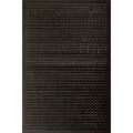Black Woven Bamboo Rug (3' x 5')