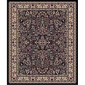 Sarouk Black Polypropylene Rug (7'10 x 10'10)