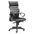 Miami Black Leatherette Office Chair
