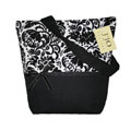 JoJo Designs Black and White Jacquard Handbag