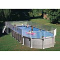 Above Ground End Deck (For 18 x 33 Oval Pool)