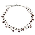 'Cinnamon Glow' Pearl Choker Necklace (Thailand)