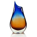 'Rainbow Volcano' Murano Handblown Vase (Brazil)