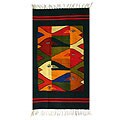 Mexican 'Fish Fiesta' Zapotec Wool Rug (2' x 3'3)