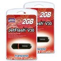 Transcend 2GB JetFlash USB Flash Drive (2 pack)