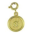 14k Yellow Gold Seven Wishes 'Health' Charm