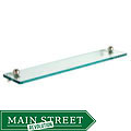 22-inch Tempered Glass Bathroom Shelf