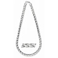 14k White Gold Overlay 20-inch Pharaoh Chain