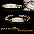 Gold Link Poker Champion Bracelet