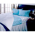 Hotel Grand Collection 330 Thread Count 4-piece Light Blue Sheet Set