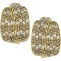18k Yellow Gold 4 1/4ct TDW Diamond Earrings (F-G, VS)