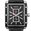 Triumph Motorcycles Men's Black Dial Square Watch
