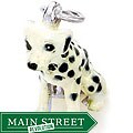 Great best hookah set up Material Sterling Silver Enamel Small Dalmatian Charm