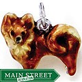 Best in Show Sterling Silver Enamel Small Pomeranian Dog Charm