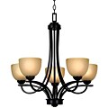 Modern 5-light Iron Chandelier