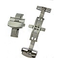 Silvertone 20 mm Dual Deployment Butterfly Clasp