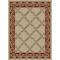 Transitional Ivory Vine Rug (2'7 x 4'1)