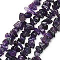 Amethyst Gemstone Chip 36-inch Purple Bead Strand