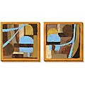 Sean Jacobs 'Blue-velvet Skies' Art Set