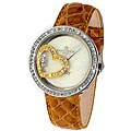Haurex Italy Women's Floating Crystal Charm Watch