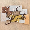 Cherry Blossom Wall Sculpture