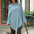 Alpaca Wool 'Winter Magic' Hooded Poncho (Peru)